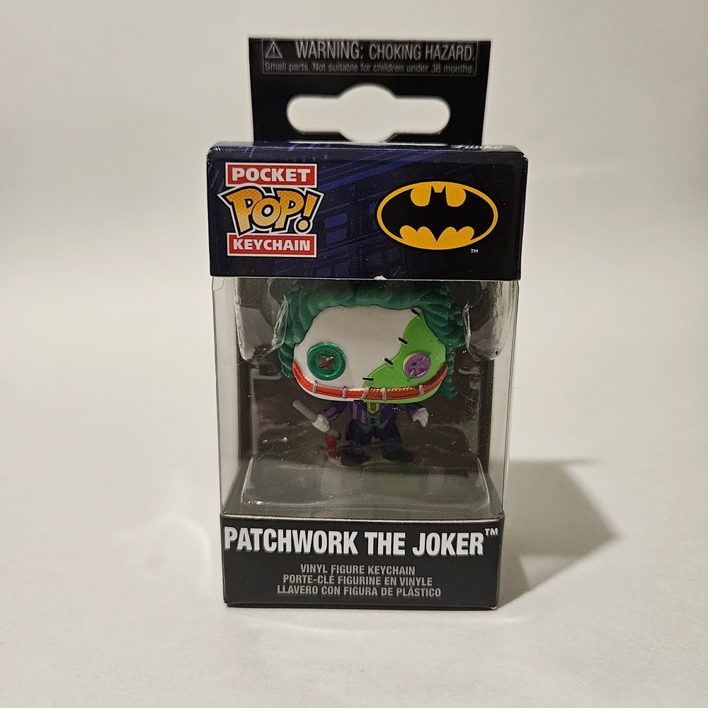 Funko Pocket Pop Keychain DC Batman Patchwork The Joker Vinyl Figure 80908